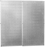 Wall Control 30-P-3232GV Galvanized Steel Pegboard Pack