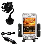 O2 XDA IIi Auto Cup Holder with Car Charger - Uses Gomadic TipExchange