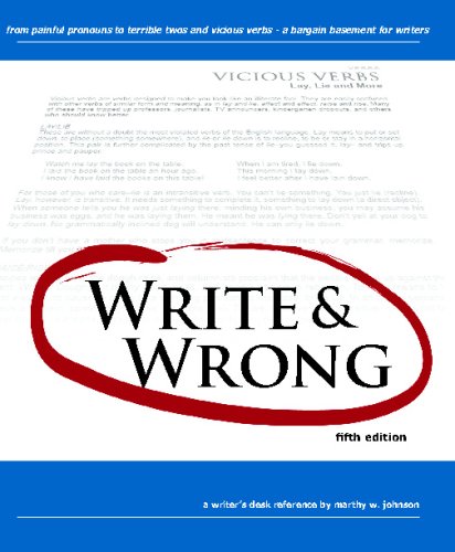 Write & Wrong: A Writer's Desk Reference
