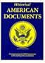 Historical American Documents-Folder (Regional and Special Interest Titles of America)