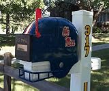 Mississippi (Ole Miss) Rebels Helmet Style Mailbox