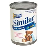 Similac Infant Formula with Iron, Concentrated Liquid, Case of 24 Bottles- each 13 Fluid Ounces (384 ml)