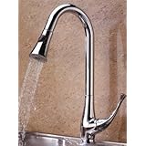 BATHTECH Contemporary Chrome Kitchen Sink Faucet (Magic-Flow I, Model 9600-23)