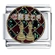 Chess Words & Phrases Italian Charm Bracelet
