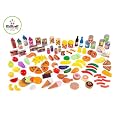 KidKraft 63187 - Leckere Spiel-Lebensmittel, 125 Teile f�r Kaufladen und Kinderk�che
