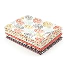 V&A Fabric - Beige Fat Quarter Bundle||EVAEX