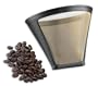 Cuisinart GTF-4 Gold Tone Filter for Cuisinart 4-Cup Coffeemakers, Gold/Black
