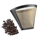 Cuisinart GTF-4 Gold Tone Filter for Cuisinart 4-cup Coffeemakers, Gold/Black