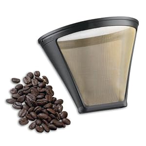 Cuisinart GTF-4 Gold Tone Filter for Cuisinart 4-Cup Coffeemakers Gold/Black