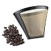 Cuisinart GTF-4 Gold Tone Filter for Cuisinart 4-cup Coffeemakers, Gold/Black