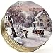 Gourmet Food : 2 lb Extra Large Roasted Cashews Tin - Currier & Ives