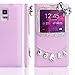 ACC5Star(TM) Bonzer View Window Bling Diamond Chain Bowknot PU Leather Slot Card Flip Case Cover Skin for Samsung Galaxy Note 3 N9000 Phone