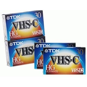 Click here to buy TDK VHS-C Video Tape (4-Pack) by TDK.