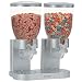 Kitchen & Housewares : Zevro GAT202 Silver Double Dry Food Dispenser