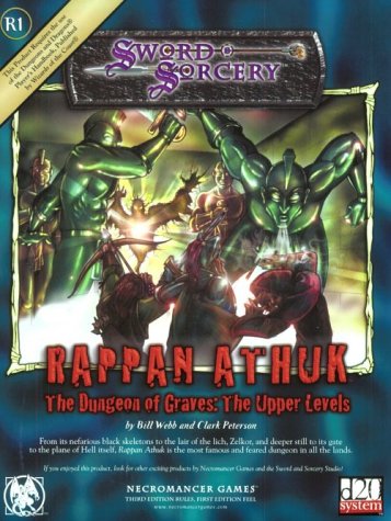Cover image : Rappan Athuc: The Dungeon of Graves : The Upper Levels (Sword & Sorcery)