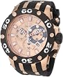 Invicta Men's 0919 Subaqua Reserve Chronograph Rose Dial Black Polyurethane Watch by Invicta
