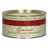Virginia Diner Gourmet Nacho Jalapeno Seasoned Virginia Peanuts 20 Ounce Tins Pack of 3 by 