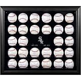 Mounted Memories Chicago White Sox 30 Ball Black Baseball Display Case