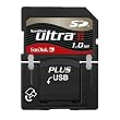SanDisk SecureDigital (SD) Card Ultra II Plus USB 1GB Speicherkarte