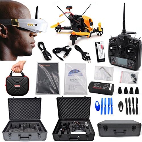 Walkera F210 3D RC Quadcopter DEVO7 Transmitter 700TVL Camera with Goggle-3 FPV Glasses F210 Waterproof Case
