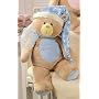 Gund PJ Bear Bag Blue 19"
