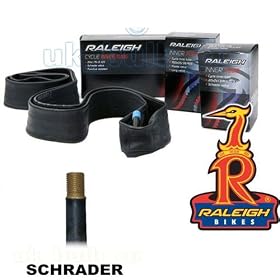 Raleigh Original Inner Tube with Schrader Valve Suitable for bicycles , buggies , barrows, karts, trolleys & more