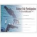 Award Certificates (10 Pack) - Science Fair Participation