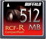 BUFFALO コンパクトフラッシュ 高速タイプ 512MB RCF-R512M