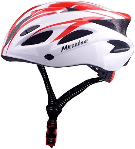 Miroad W1 Adult Cycling Bike Helmet Specialized for Mens Womens Safety Protection Multi-Sports Bike Cycling, Skateboarding, Scooter, BMX Biking, Two Wheel Electric Board and Other Sports (Red)