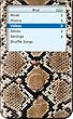 Snake Print - Apple iPod video 30GB Hard Case iJacket - Shock Absorbent Hard Protective Faceplate Cover + FREE iPod video Screen Protector Shield