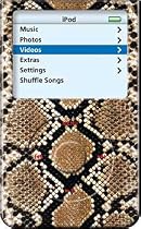 Snake Print - Apple iPod video 30GB Hard Case iJacket - Shock Absorbent Hard Protective Faceplate Cover + FREE iPod video Screen Protector Shield