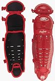 13 Youth Size Double Knee Cap Leg Guards from Rawlings - One Pair