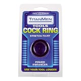 Titanmen Cock Ring - Black, From Doc Johnson