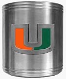 Miami Hurricanes Stainless Steel Can Cooler (Set of 4)