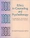Ethics in Counseling and Psychotherapy: Standards, Research and Emerging Issues