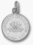 Houston Cougars Seal 1/2 Charm - Sterling Silver Jewelry