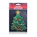 Willdo Christmas Windows Gel Clings (Pack of 5) Christmas Tree- Santa -Moose- Snow Man-Penguin Xmas Stickers