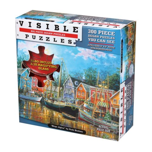 Image of TDC games Visible Big Piece Puzzles - Ships Aglow