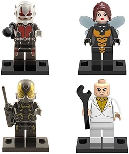 New Fun &amp; Cool MiniToys for Children Kids - Ant-Man Captain-America DIY Minifigures Building Brick Blocks Toy, 8Pcs/Set ABS Plastic Multi-color