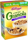 Kellogg's Granola with Raisins, Low Fat, 18-Ounce Boxes (Pack of 5)