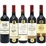 すべて金賞フランスボルドー5本セット((W0KGB4SE))(750mlx5本ワインセット)