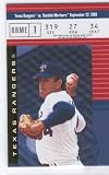 2004 Fleer Authentix Ticket Studs 12 Nolan Ryan (Baseball Cards)