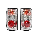 A Pair of Depo Red and Clear Lense Tail Lights - Toyota Pick-Up Truck 2WD 4WD... by Depo