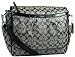 Authentic Coach Signature PVC Coated Canvas Baby Messenger Bag 18373 Black White