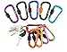 D-FantiX Aluminum D-ring Locking Carabiner Keychain Spring Clip Lock Carabiner Hook Outdoor Camping Equipment