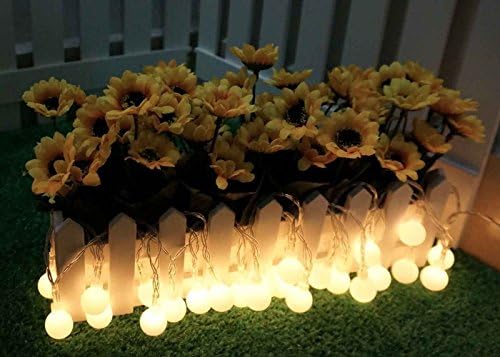 40 LED Ball Styled String Lights Battery Operated-on/off/flash Functions for Christmas,Partys,Wedding,New Year,garden,fence,patio,table,lawn Decorations