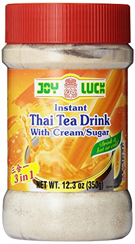 Joy Luck Instant Drink with Cream/Sugar, Thai Tea, 12.3-Ounce