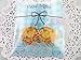 ONOR-Tech 100 PCS Lovely Cute OPP Self Adhesive Cookie Bakery Candy Biscuit Treat Gift Diy Plastic Bag (Blue bowknot)