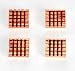 XBRdepot 1 Pack of 4 Premium Self-Stick Copper Heatsinks for XBOX 360 RAM ANA and Southbridge Cooling (4 individual PCS)