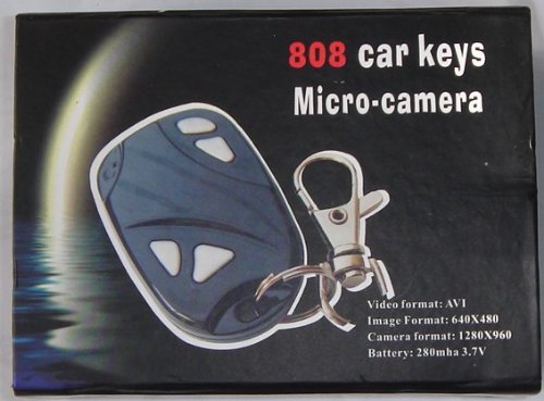 Hidden Spy Camera Car Key with 4gb MicroSD Card